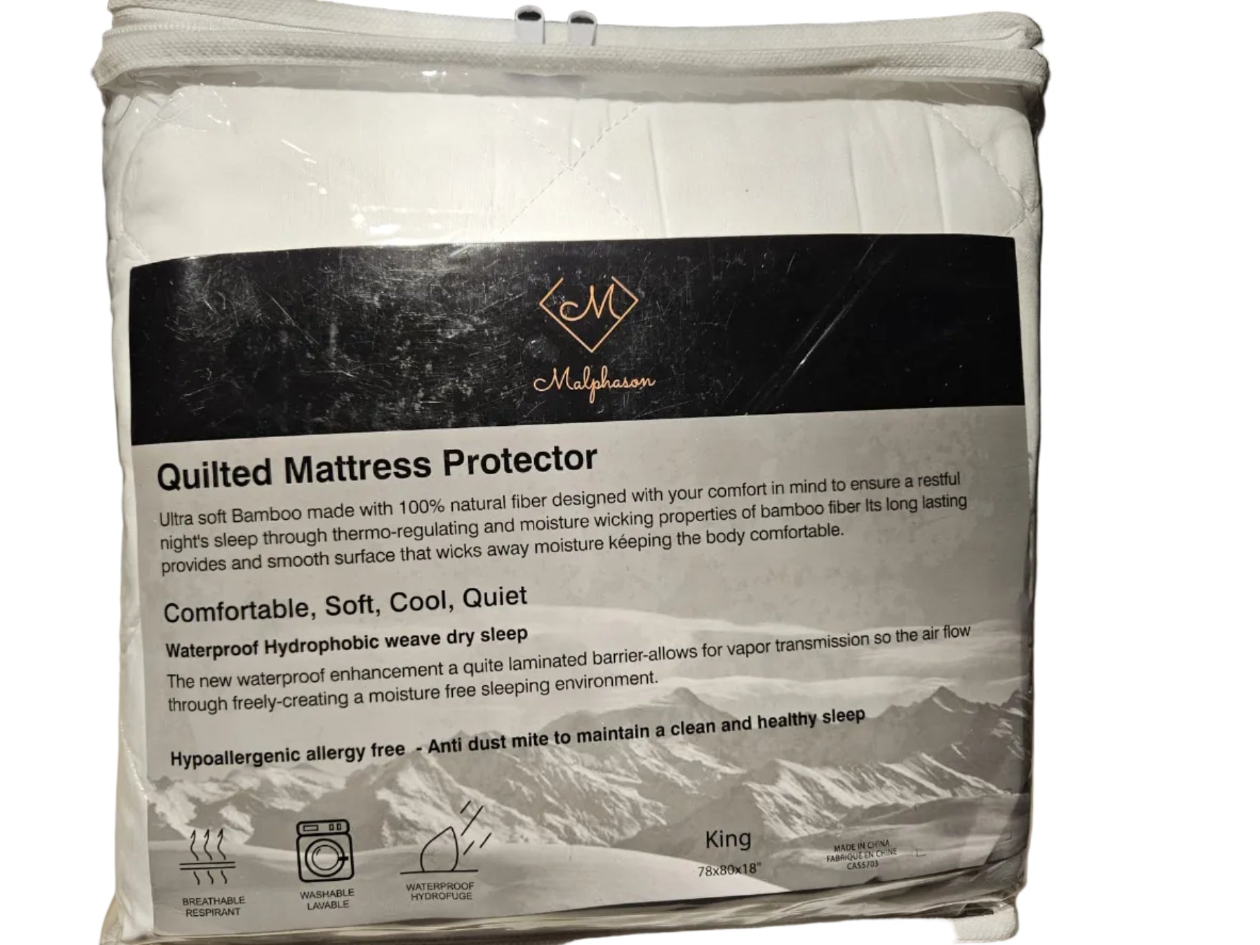Malphason Mattress Water Proof Protector (King)